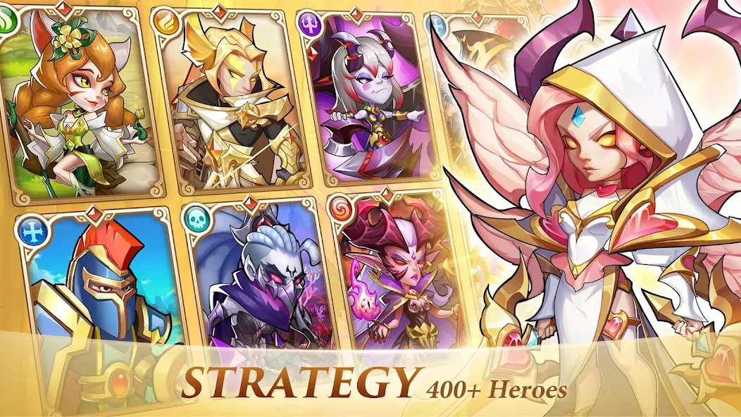Скачать взломанную Idle Heroes — Много денег и кристаллов — скриншот 2 Скачать взломанную Idle Heroes — Много денег и кристаллов — скриншот 2