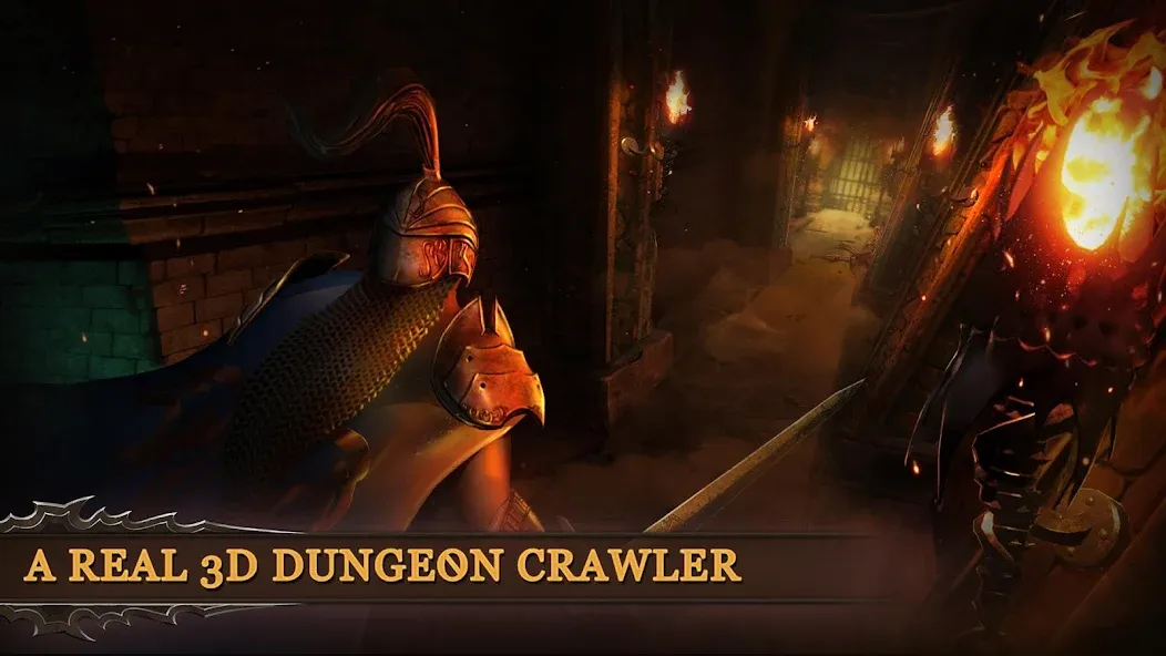 Dungeon & Heroes: 3D RPG Mod APK Много денег и бессмертие — Скачать на Андроид — скриншот 1