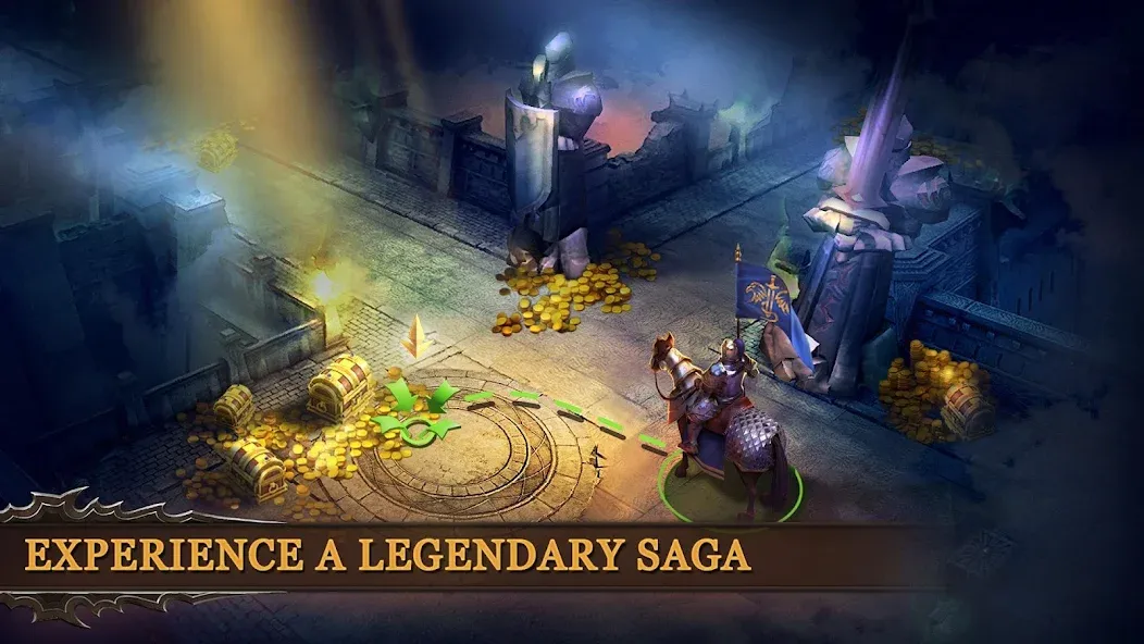 Dungeon & Heroes: 3D RPG Mod APK Много денег и бессмертие — Скачать на Андроид — скриншот 2