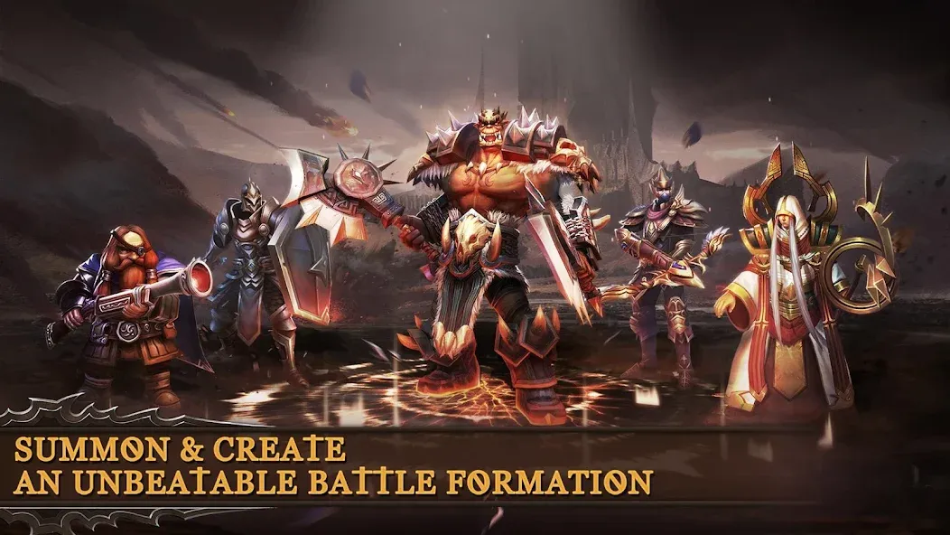 Dungeon & Heroes: 3D RPG Mod APK Много денег и бессмертие — Скачать на Андроид — скриншот 3