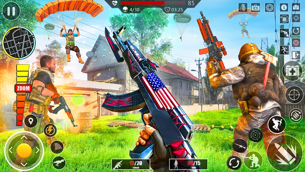 Скачать Elite Commando Shooting Games — Последняя версия (Много денег) — скриншот 2