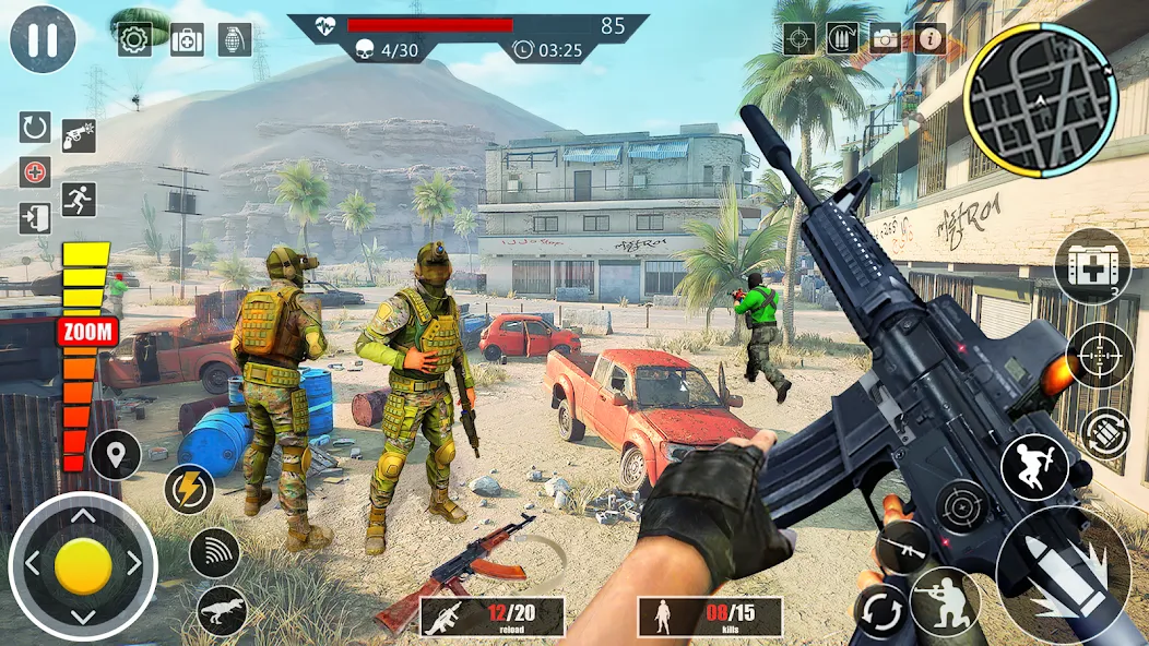 Скачать Elite Commando Shooting Games — Последняя версия (Много денег) — скриншот 4