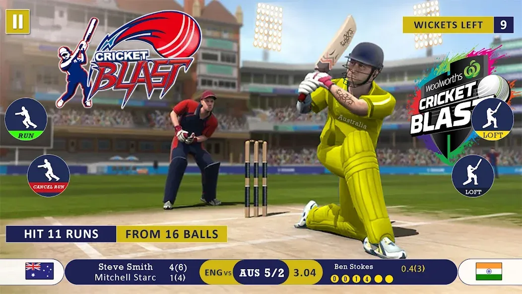 World Cricket Games Offline на Андроид — Много денег и всё разблокировано — скриншот 1