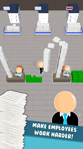 Office Fever (Мод Много денег) — скриншот 1 Office Fever (Мод Много денег) — скриншот 1