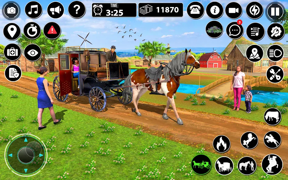 Взлом Horse Cart Taxi Transport Game — Много денег — скриншот 3 Взлом Horse Cart Taxi Transport Game — Много денег — скриншот 3