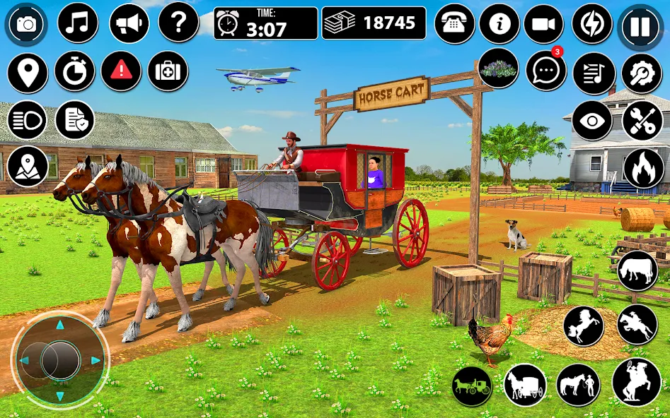 Взлом Horse Cart Taxi Transport Game — Много денег — скриншот 4 Взлом Horse Cart Taxi Transport Game — Много денег — скриншот 4