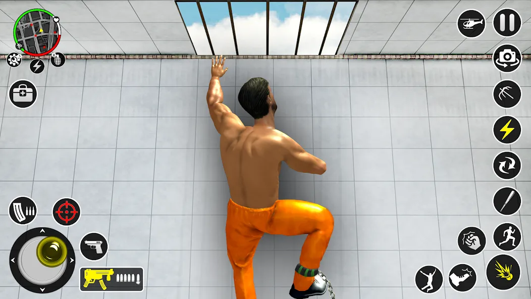 Скачать взломанную Grand Jailbreak Prison Escape — Много денег и бессмертие — скриншот 1