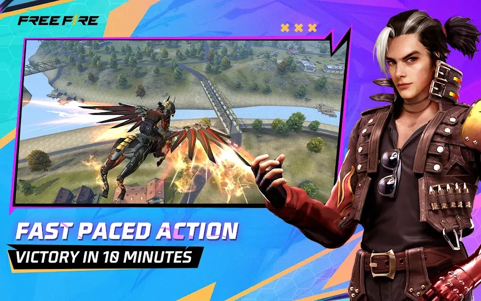 Скачать Free Fire — Модификация Взлом меню и бессмертие — скриншот 3
