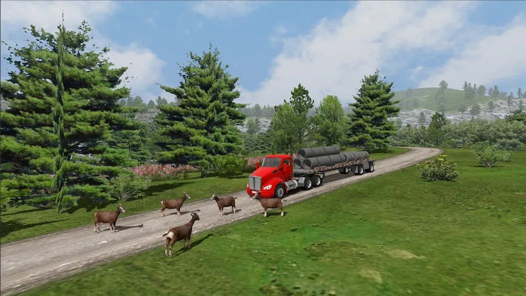 Universal Truck Simulator — Мод: Много денег — скриншот 5