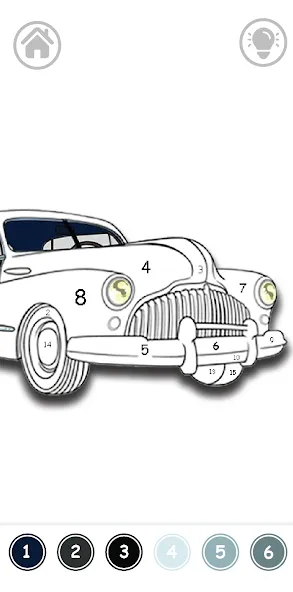 Скачать Cars Color By Number — Все картинки разблокированы и без рекламы — скриншот 3