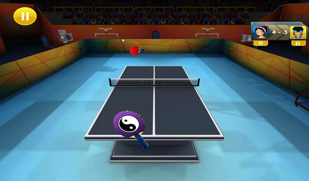 Скачать взлом Ping Pong Stars - Table Tennis на Андроид — Много денег — скриншот 1