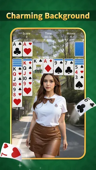 Скачать Solitaire Classic:Card Game (Мод: Много денег) на Андроид — скриншот 3