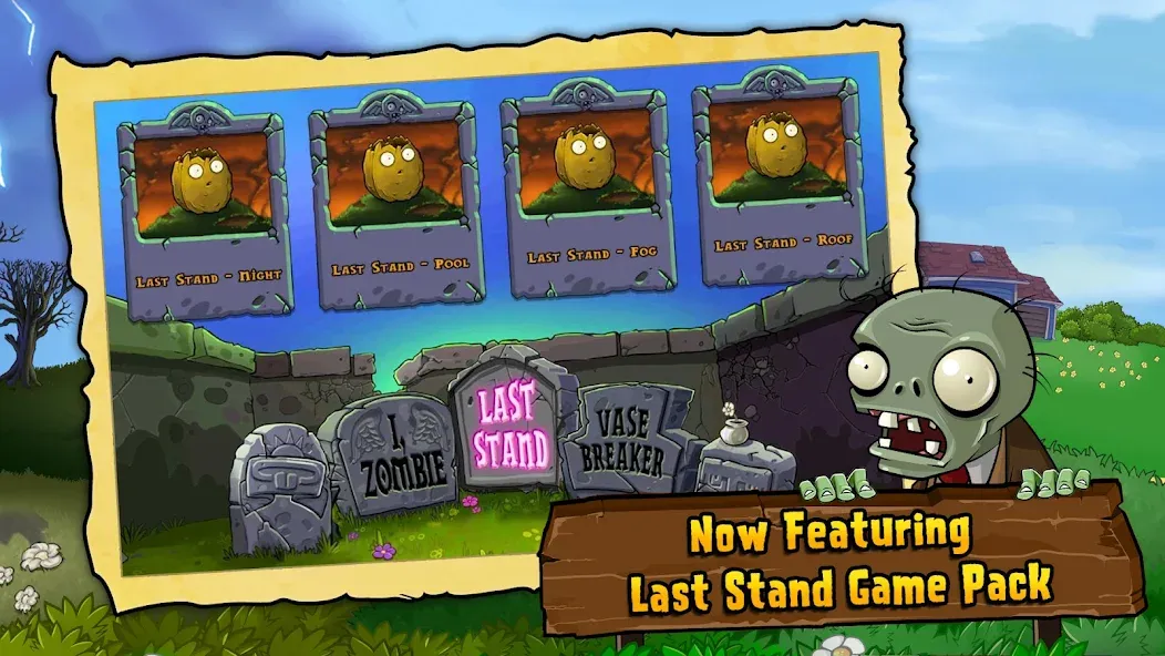 Взломанная Plants vs. Zombies™ на Андроид — Много денег и солнца — скриншот 3