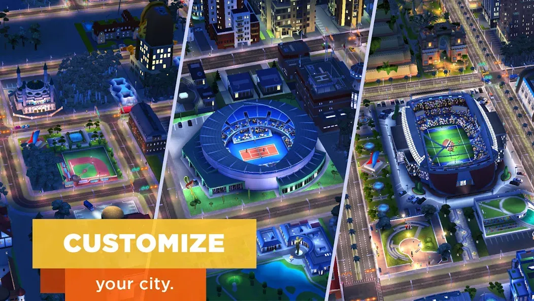 SimCity BuildIt Mod APK Много денег и золота — Скачать на Андроид — скриншот 1