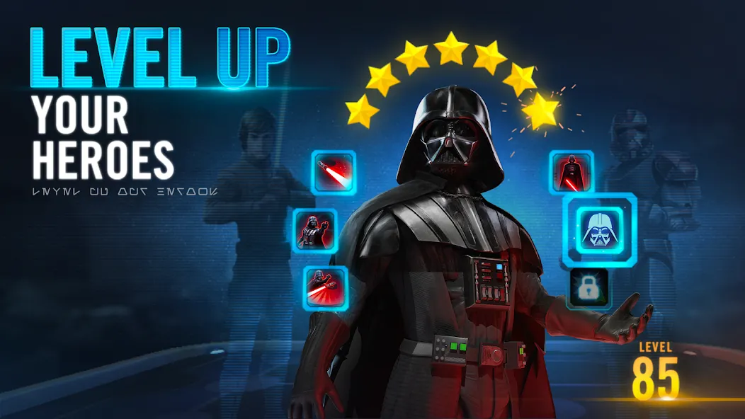 Скачать Star Wars™: Galaxy of Heroes на Андроид — Много кристаллов и энергии — скриншот 2