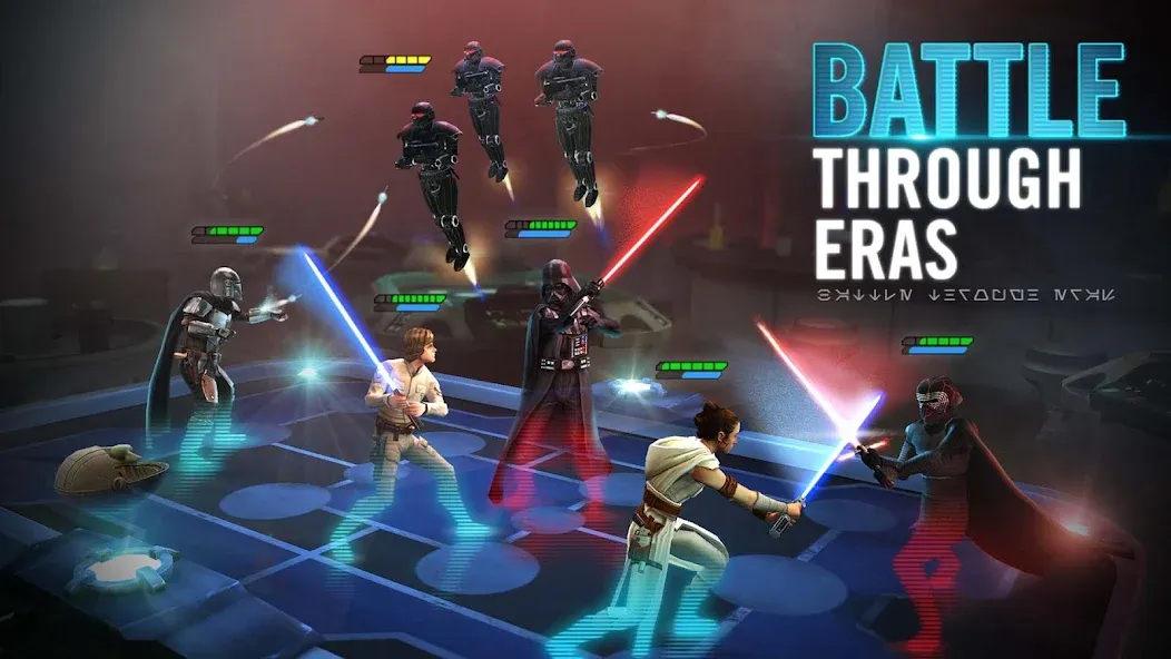 Скачать Star Wars™: Galaxy of Heroes на Андроид — Много кристаллов и энергии — скриншот 5