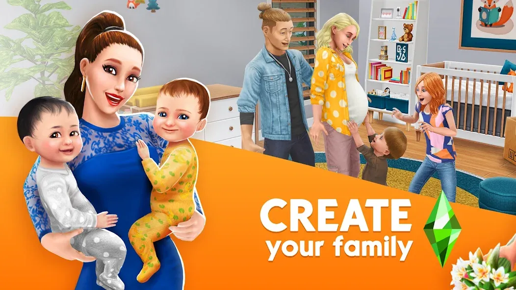 The Sims™ FreePlay MOD APK — Много денег и бесплатные покупки — скриншот 1
