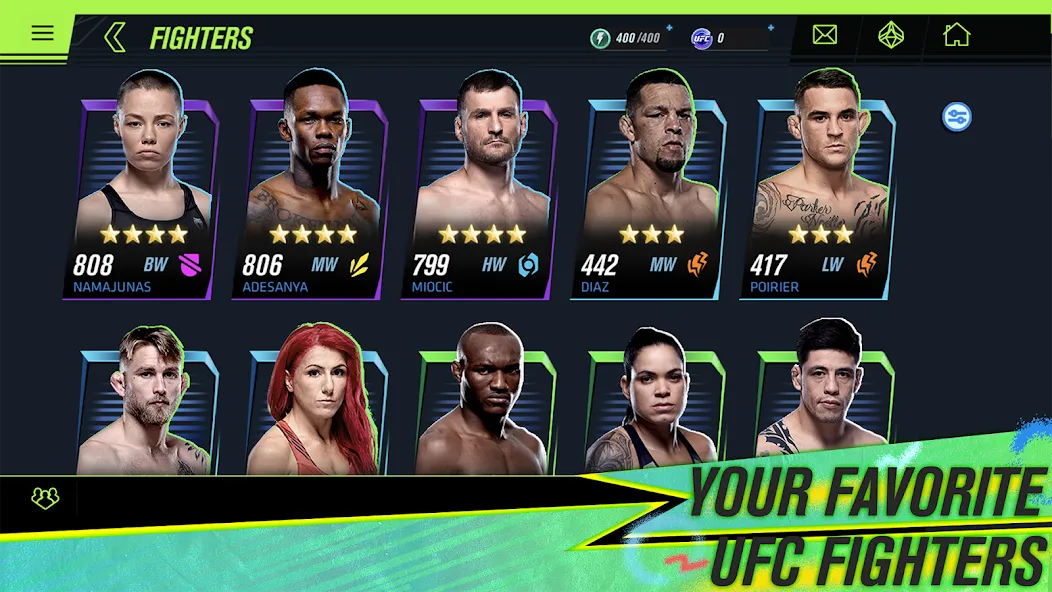 EA SPORTS™ UFC® Mobile 2 — Взломанная версия (Много денег) — скриншот 2 EA SPORTS™ UFC® Mobile 2 — Взломанная версия (Много денег) — скриншот 2