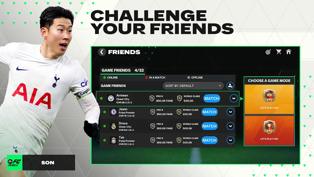 Скачать EA SPORTS FC™ Mobile Soccer на Android — Много денег — скриншот 5