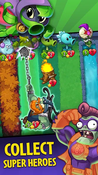Plants vs. Zombies™ Heroes — Мод: Много солнца и кристаллов — скриншот 1 Plants vs. Zombies™ Heroes — Мод: Много солнца и кристаллов — скриншот 1