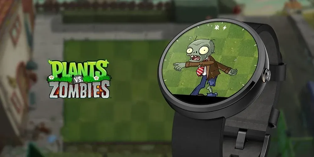 Plants vs. Zombies™ Watch Face MOD — Разблокирован весь контент на Андроид — скриншот 1