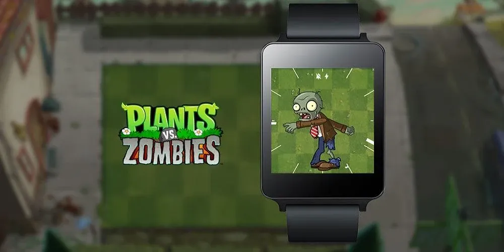 Plants vs. Zombies™ Watch Face MOD — Разблокирован весь контент на Андроид — скриншот 2