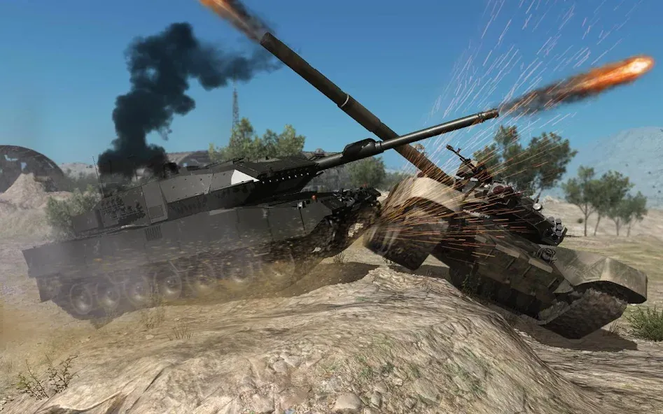 Скачать Real Tank Battle : War Machine (Мод: Много денег) на Андроид — скриншот 1 Скачать Real Tank Battle : War Machine (Мод: Много денег) на Андроид — скриншот 1