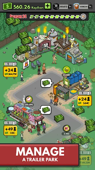 Trailer Park Boys:Greasy Money MOD — Много денег и алкоголя на Андроид — скриншот 1