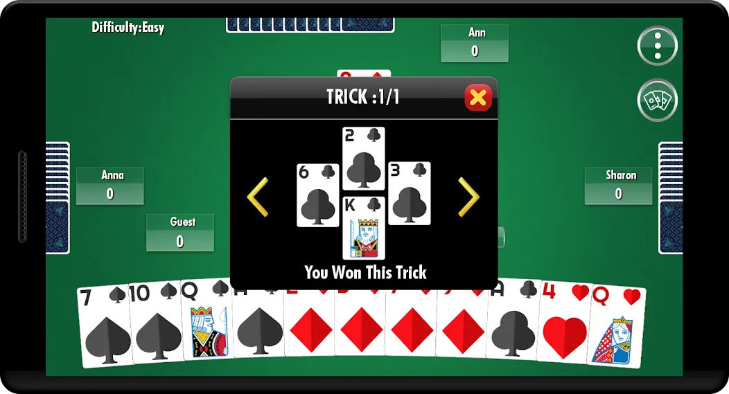 Hearts - Card Game MOD APK на Android — Все открыто — скриншот 5