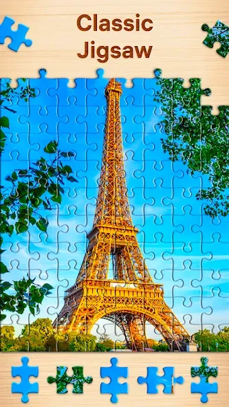 Jigsaw Puzzles - Puzzle Games (Мод Всё открыто и без рекламы) — скриншот 1