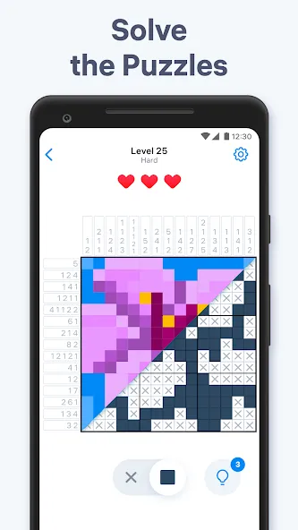 Скачать Nonogram.com - Picture Cross на Андроид — Много денег и без рекламы — скриншот 1