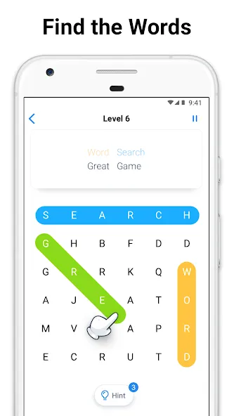 Скачать Word Search - crossword puzzle на Android — Без рекламы — скриншот 1