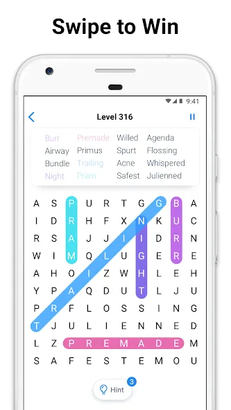 Скачать Word Search - crossword puzzle на Android — Без рекламы — скриншот 3