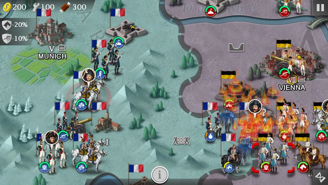 European War 4 : Napoleon (Мод Много денег и медалей) — скриншот 3