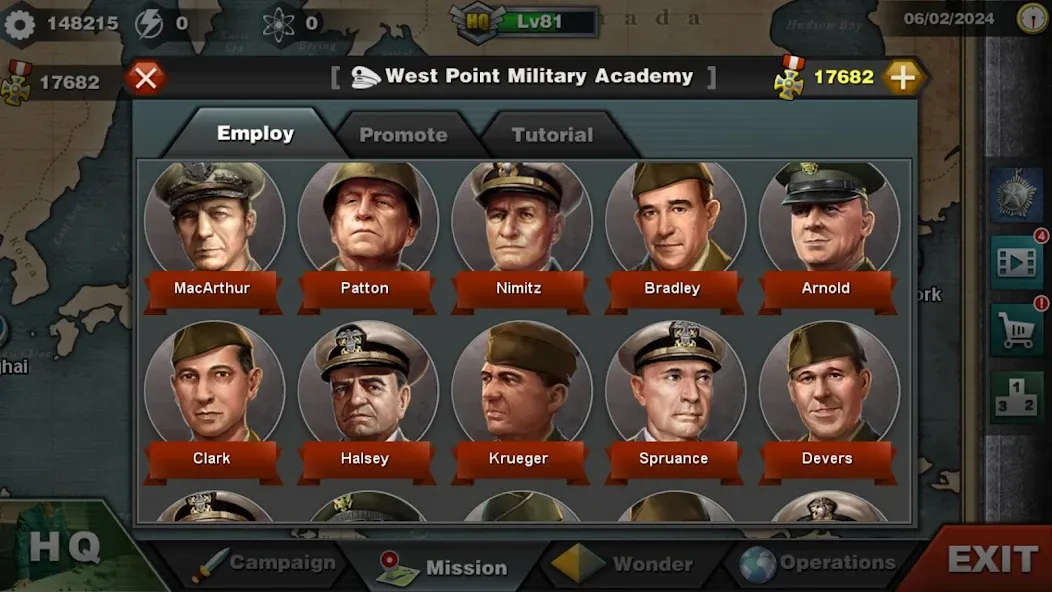 World Conqueror 3-WW2 Strategy MOD APK на Android — Много денег и медалей — скриншот 5