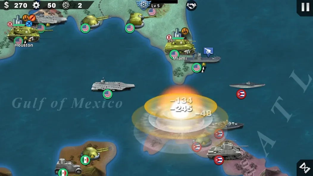 Скачать World Conqueror 4-WW2 Strategy на Андроид — Много денег и ресурсов — скриншот 5