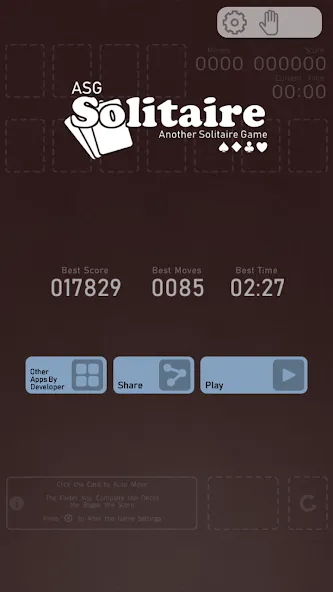 Скачать Solitaire - ASG на Андроид — Без рекламы — скриншот 1