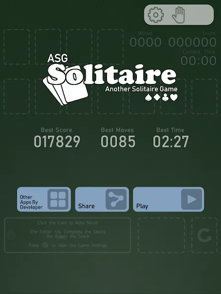 Скачать Solitaire - ASG на Андроид — Без рекламы — скриншот 4