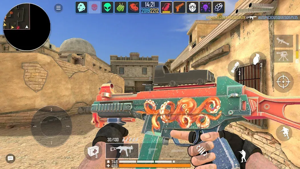 Взлом Fire Strike - Gun Shooter FPS — Много денег — скриншот 5