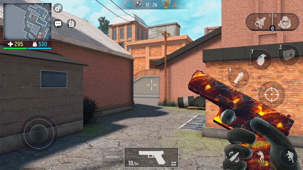 Modern Ops: Gun Shooting Games MOD APK — Много денег и патронов — скриншот 2