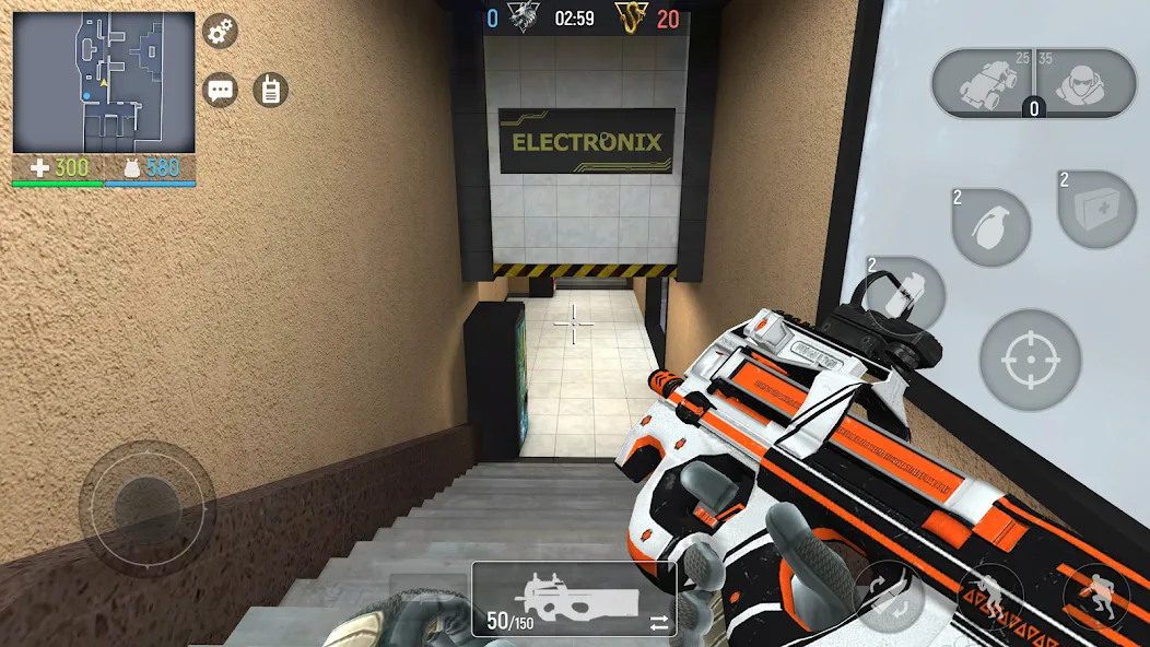 Modern Ops: Gun Shooting Games MOD APK — Много денег и патронов — скриншот 4