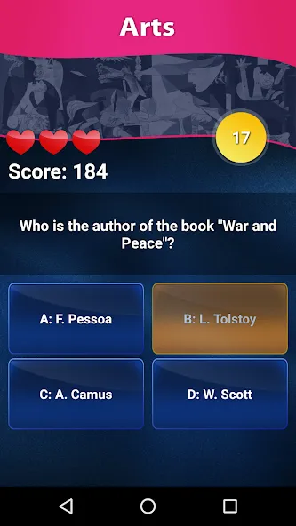 Quiz of Knowledge Game MOD APK на Android — Все подсказки и отключена реклама — скриншот 3