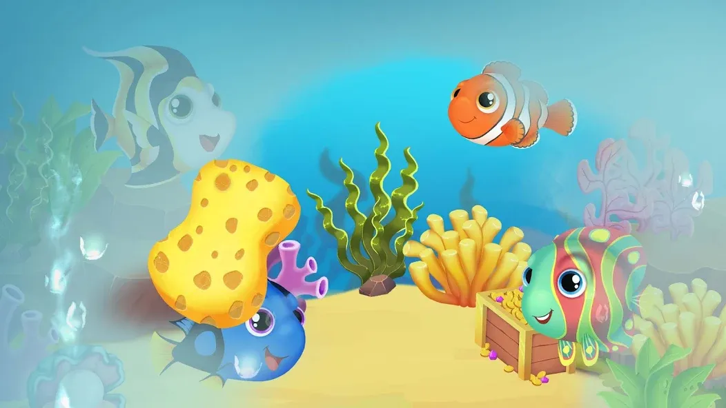 Скачать Baby Aquarium - Fish game — Последняя версия (Много денег) — скриншот 2