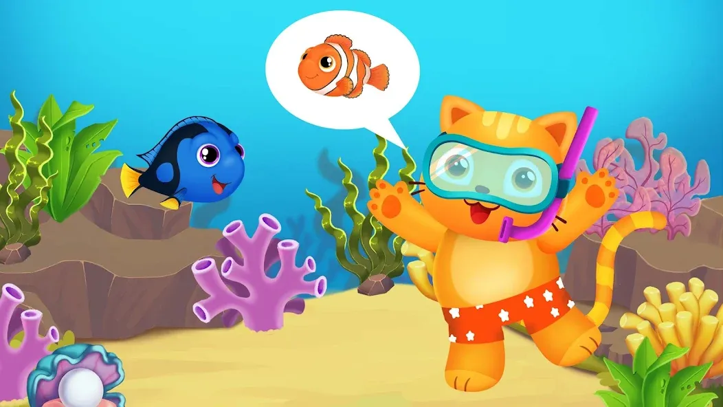 Скачать Baby Aquarium - Fish game — Последняя версия (Много денег) — скриншот 3