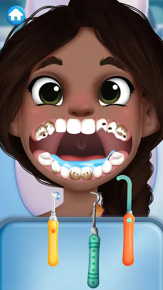 Скачать Dentist games на Андроид — Много денег и все открыто — скриншот 5