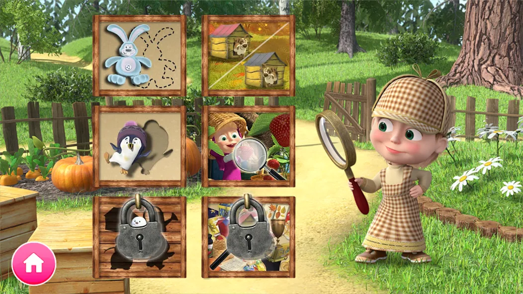 Masha and the Bear Educational MOD — Все открыто на Андроид — скриншот 1