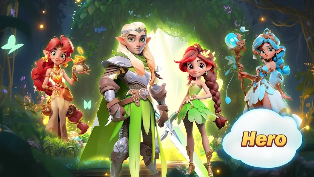 Pixie Island - Farming Game (Мод Много денег и кристаллов) — скриншот 2