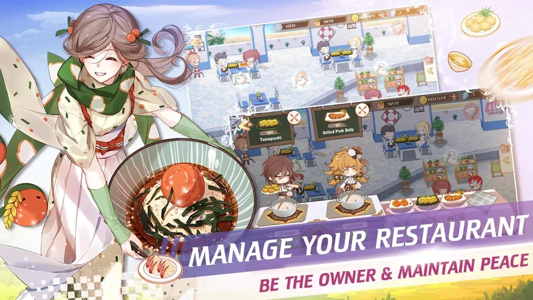 Скачать Food Fantasy MOD APK — Много денег и бесконечные ресурсы — скриншот 3