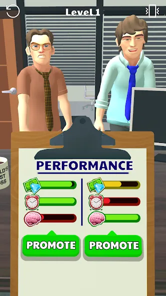 Скачать Boss Life 3D: Office Adventure на Андроид — Много денег — скриншот 1