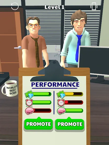 Скачать Boss Life 3D: Office Adventure на Андроид — Много денег — скриншот 5